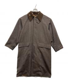Barbour×JOURNAL STANDARD（バブアー×ジャーナルスタンダード）の古着「別注OS OVERSIZED BURGHLEY WOOL」｜ブラウン