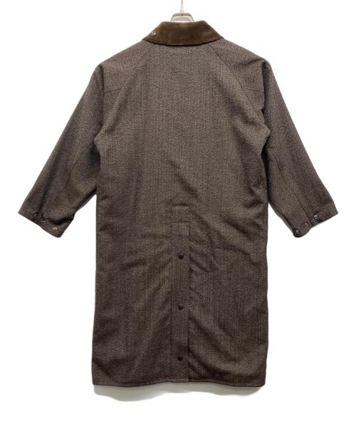 Barbour（バブアー）Barbour (バブアー) JOURNAL STANDARD (ジャーナルスタンダード) 別注OS OVERSIZED BURGHLEY WOOL ブラウン サイズ:36の古着・服飾アイテム