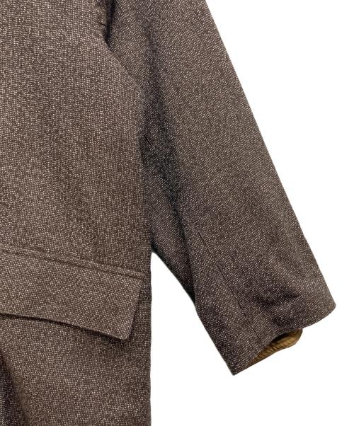 Barbour（バブアー）Barbour (バブアー) JOURNAL STANDARD (ジャーナルスタンダード) 別注OS OVERSIZED BURGHLEY WOOL ブラウン サイズ:36の古着・服飾アイテム