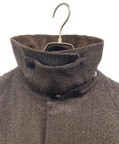 Barbour（バブアー）Barbour (バブアー) JOURNAL STANDARD (ジャーナルスタンダード) 別注OS OVERSIZED BURGHLEY WOOL ブラウン サイズ:36の古着・服飾アイテム