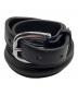 TORY LEATHER（トリーレザー）の古着「CLASSIC BRIDLE LEATHER RAISED BELT/ブライドルレザーラウンドレイズドベルト」｜ブラック