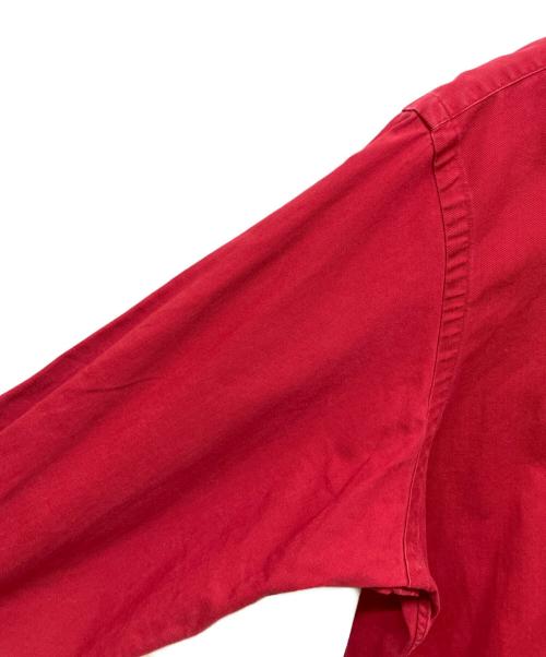 RALPH LAUREN（ラルフローレン）RALPH LAUREN (ラルフローレン) エルボーパッチシャツ レッド サイズ:Lの古着・服飾アイテム