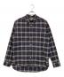 BURBERRY（バーバリー）の古着「コットンポプリンチェックシャツ」｜ネイビー