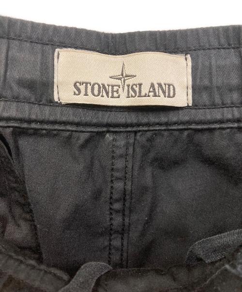 STONE ISLAND（ストーンアイランド）STONE ISLAND (ストーンアイランド) ガーメントダイ ストレッチ カーゴパンツ ブラック サイズ:SIZE 31の古着・服飾アイテム