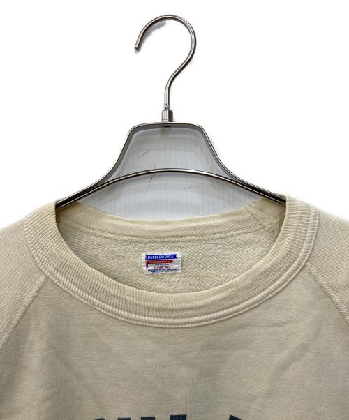 WAREHOUSE（ウエアハウス）WAREHOUSE (ウエアハウス) 染み込みプリントスウェット ベージュ サイズ:Ｌの古着・服飾アイテム