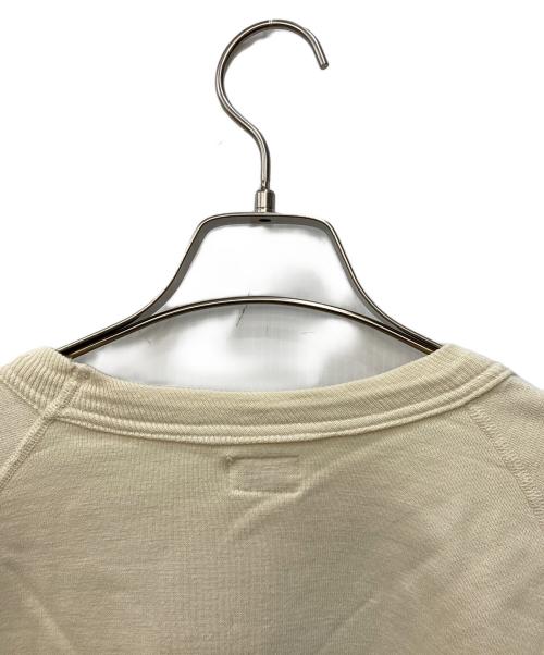 WAREHOUSE（ウエアハウス）WAREHOUSE (ウエアハウス) 染み込みプリントスウェット ベージュ サイズ:Ｌの古着・服飾アイテム