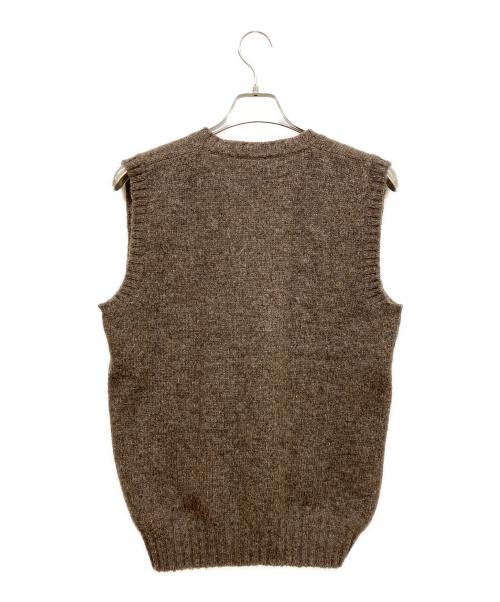 Jamieson's（ジャミーソンズ）Jamieson's (ジャミーソンズ) ニットベスト ブラウン サイズ:Lの古着・服飾アイテム