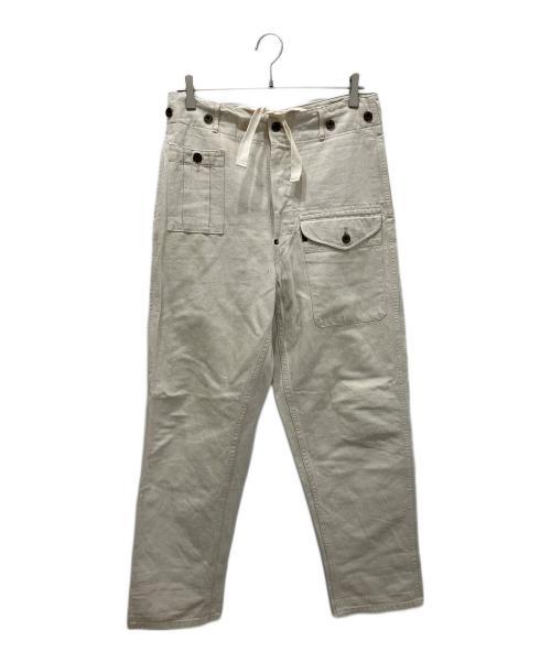 NIGEL CABOURN（ナイジェルケーボン）NIGEL CABOURN (ナイジェルケーボン) BATTLE DRESS PANTS バトルドレスパンツ アイボリー サイズ:32の古着・服飾アイテム