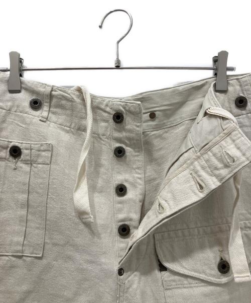 NIGEL CABOURN（ナイジェルケーボン）NIGEL CABOURN (ナイジェルケーボン) BATTLE DRESS PANTS バトルドレスパンツ アイボリー サイズ:32の古着・服飾アイテム