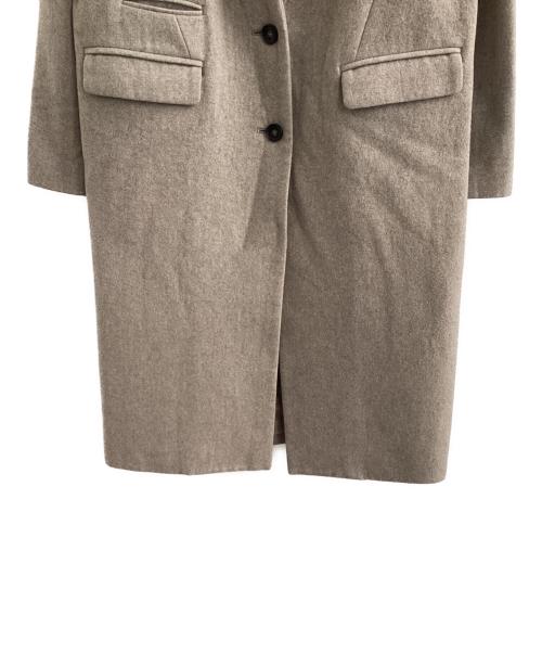 journal standard L'essage（ジャーナルスタンダード レサージュ）journal standard L'essage (ジャーナルスタンダード レサージュ) Menchiカシミヤチェスターコート ブラウン サイズ:表記なしの古着・服飾アイテム
