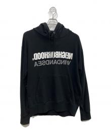 NEIGHBORHOOD×WIND AND SEA（ネイバーフッド×ウィンダンシー）の古着「NHWDS C-HOODED LS」｜ブラック
