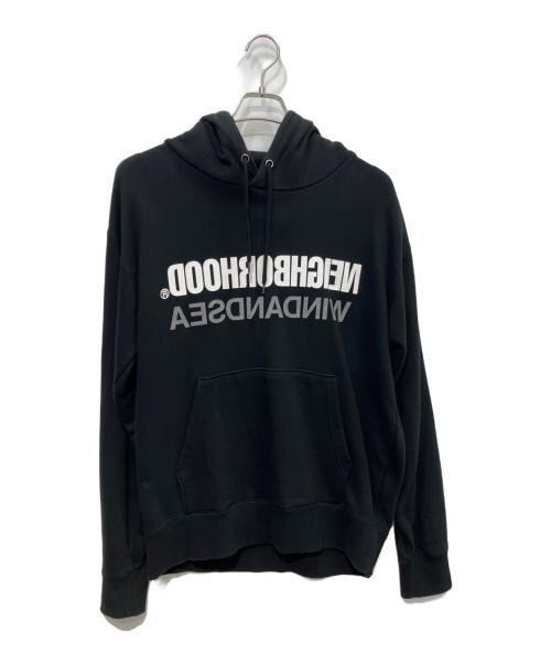 NEIGHBORHOOD（ネイバーフッド）NEIGHBORHOOD (ネイバーフッド) WIND AND SEA (ウィンダンシー) NHWDS C-HOODED LS ブラック サイズ:Mの古着・服飾アイテム