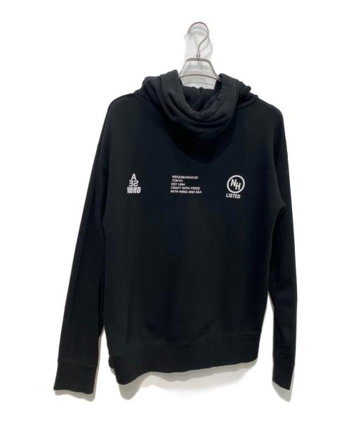 NEIGHBORHOOD（ネイバーフッド）NEIGHBORHOOD (ネイバーフッド) WIND AND SEA (ウィンダンシー) NHWDS C-HOODED LS ブラック サイズ:Mの古着・服飾アイテム