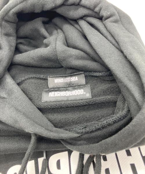 NEIGHBORHOOD（ネイバーフッド）NEIGHBORHOOD (ネイバーフッド) WIND AND SEA (ウィンダンシー) NHWDS C-HOODED LS ブラック サイズ:Mの古着・服飾アイテム