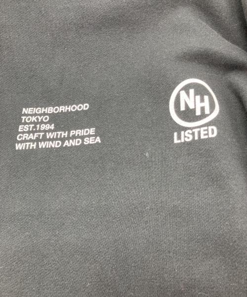 NEIGHBORHOOD（ネイバーフッド）NEIGHBORHOOD (ネイバーフッド) WIND AND SEA (ウィンダンシー) NHWDS C-HOODED LS ブラック サイズ:Mの古着・服飾アイテム