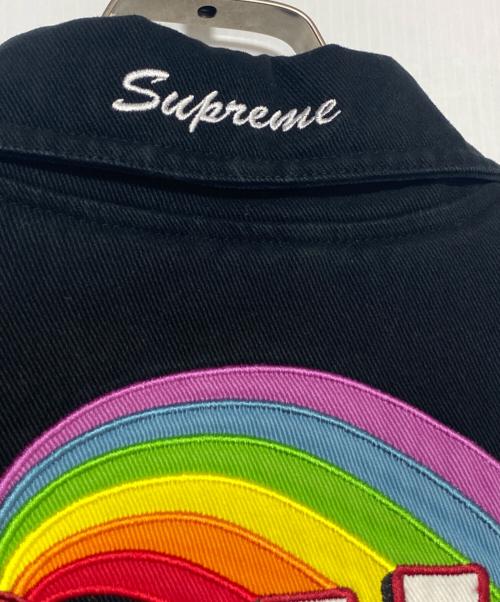 SUPREME（シュプリーム）Supreme (シュプリーム) MITCHELL & NESS (ミッチェルアンドネス) Skittles Varsity Jacket ブラック サイズ:Mの古着・服飾アイテム
