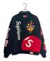 Supreme（シュプリーム）の古着「Skittles Varsity Jacket」｜ブラック