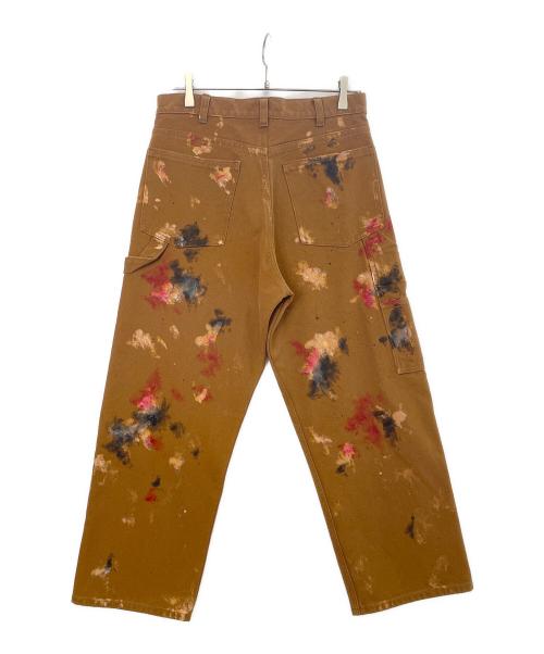 H.R.MARKET（ハリウッドランチマーケッド）H.R.MARKET (ハリウッドランチマーケッド) ペイントダックダブルニーペインター キャメル サイズ:M 未使用品の古着・服飾アイテム