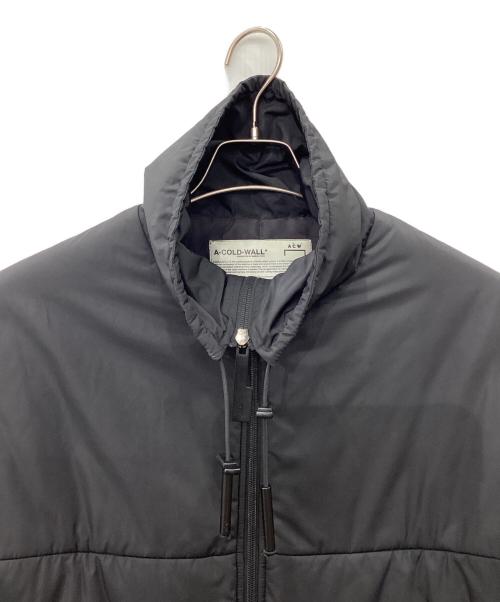 A-COLD-WALL（ア・コールド・ウォール）A-COLD-WALL (ア・コールド・ウォール) LOGO ZIP UP PUFFER JACKET ブラック サイズ:Mの古着・服飾アイテム
