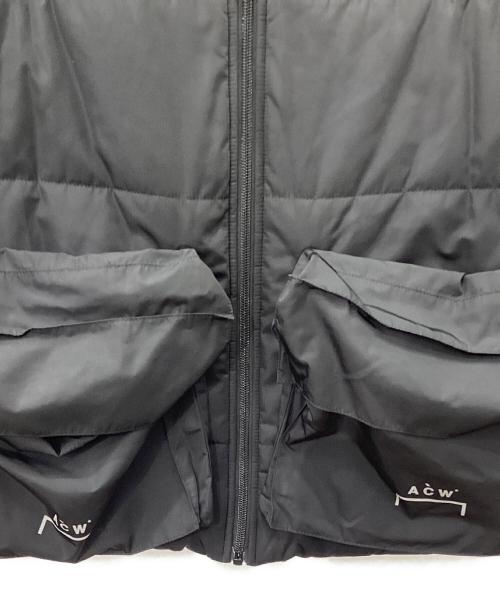 A-COLD-WALL（ア・コールド・ウォール）A-COLD-WALL (ア・コールド・ウォール) LOGO ZIP UP PUFFER JACKET ブラック サイズ:Mの古着・服飾アイテム