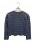 JENNE (ジェンヌ) フレンチシックボーダーニットジャケット ネイビー サイズ:S：5000円
