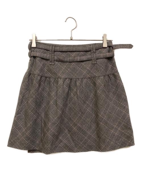 BURBERRY BLUE LABEL（バーバリー ブルー レーベル）BURBERRY BLUE LABEL (バーバリーロンドンブルーレーベル) チェックスカート グレー サイズ:SIZE 36の古着・服飾アイテム