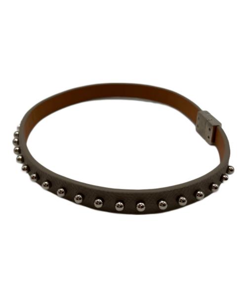 chiucci（キウチ）chiucci (キウチ) パール付ブレスレット グレーの古着・服飾アイテム