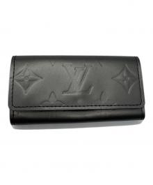 LOUIS VUITTON（ルイ ヴィトン）の古着「ミュルティクレ4 キーケース　モノグラム・マット」｜グレー