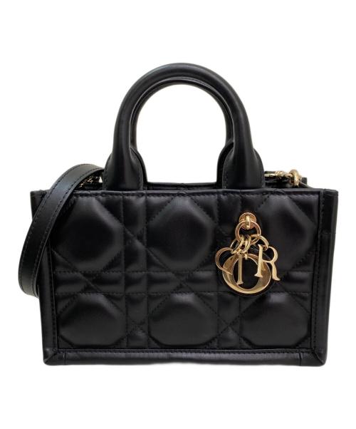Christian Dior（クリスチャン ディオール）Christian Dior (クリスチャン ディオール) ブックトート ミニ ブラック サイズ:ミニの古着・服飾アイテム