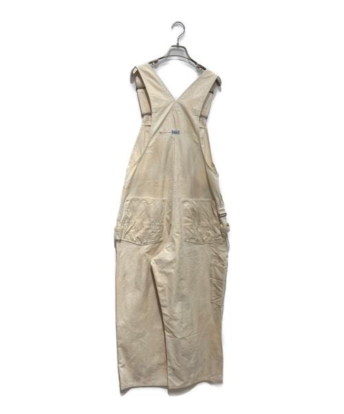 DENIM&DUNGAREE（デニムアンドダンガリー）DENIM&DUNGAREE (デニムアンドダンガリー) TRUCK (トラック) 加工オーバーオール　722706 アイボリー サイズ:2の古着・服飾アイテム