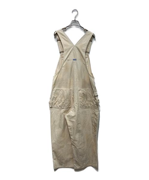 DENIM&DUNGAREE（デニムアンドダンガリー）DENIM&DUNGAREE (デニムアンドダンガリー) TRUCK (トラック) 加工オーバーオール　722706 アイボリー サイズ:2の古着・服飾アイテム
