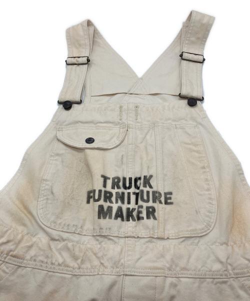 DENIM&DUNGAREE（デニムアンドダンガリー）DENIM&DUNGAREE (デニムアンドダンガリー) TRUCK (トラック) 加工オーバーオール　722706 アイボリー サイズ:2の古着・服飾アイテム