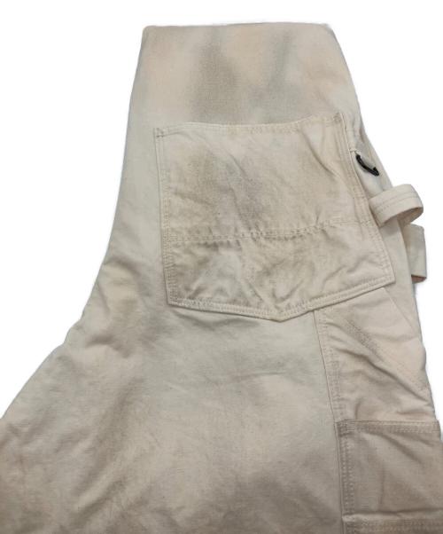 DENIM&DUNGAREE（デニムアンドダンガリー）DENIM&DUNGAREE (デニムアンドダンガリー) TRUCK (トラック) 加工オーバーオール　722706 アイボリー サイズ:2の古着・服飾アイテム