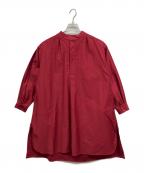 YAECA×HOBONICHI×LDK WAREヤエカ×ホボニチ×エルディーケーウェア）の古着「スモックドレス」｜ボルドー