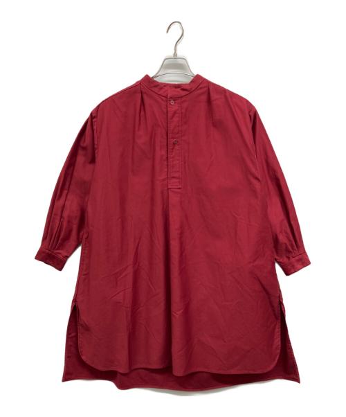 YAECA（ヤエカ）YAECA (ヤエカ) HOBONICHI (ホボニチ) LDK WARE (エルディーケーウェア) スモックドレス ボルドー サイズ:Mの古着・服飾アイテム