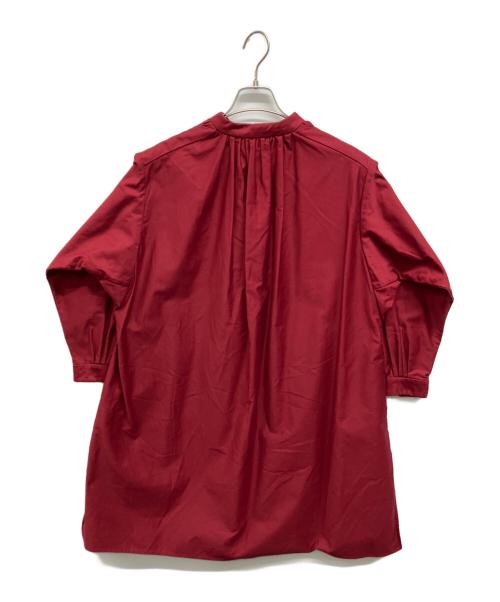 YAECA（ヤエカ）YAECA (ヤエカ) HOBONICHI (ホボニチ) LDK WARE (エルディーケーウェア) スモックドレス ボルドー サイズ:Mの古着・服飾アイテム