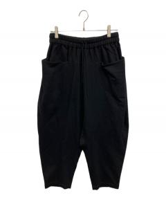 未使用 タグ付き MOYURU サルエルパンツ 立体裁断 サイズ M〜L 中古・古着通販】MOYURU (モユル) サルエルパンツ ブラック サイズ:M~L