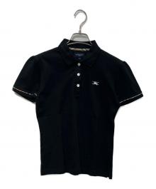BURBERRY GOLF（バーバリーゴルフ）の古着「ポロシャツ」｜ブラック