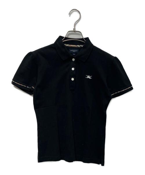 BURBERRY GOLF（バーバリーゴルフ）BURBERRY GOLF (バーバリーゴルフ) ポロシャツ ブラック サイズ:Mの古着・服飾アイテム