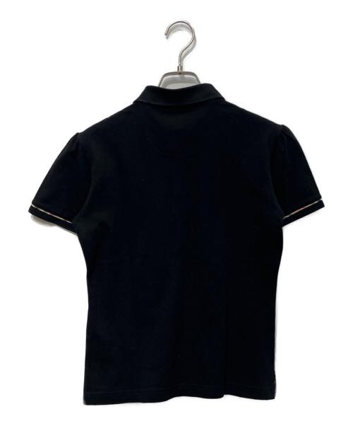 BURBERRY GOLF（バーバリーゴルフ）BURBERRY GOLF (バーバリーゴルフ) ポロシャツ ブラック サイズ:Mの古着・服飾アイテム
