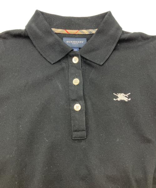 BURBERRY GOLF（バーバリーゴルフ）BURBERRY GOLF (バーバリーゴルフ) ポロシャツ ブラック サイズ:Mの古着・服飾アイテム