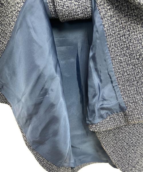 l’heritage martinique（レリタージュ マルティニーク）l’heritage martinique (レリタージュ マルティニーク) オーバーダイツィードジャンパースカート ブルー サイズ:Fの古着・服飾アイテム