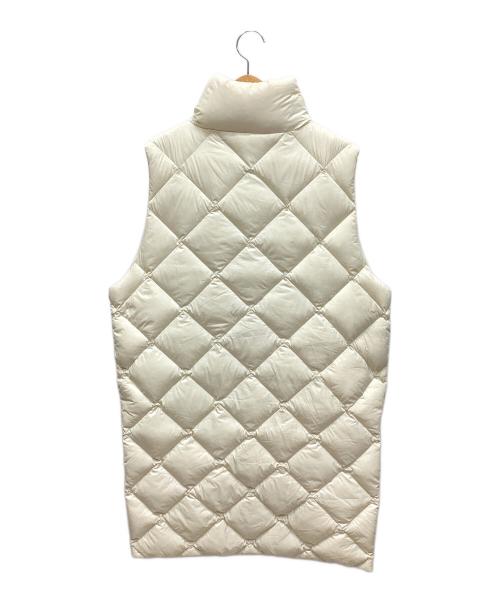 NOLLEY'S（ノーリーズ）NOLLEY'S (ノーリーズ) キルトダウンジレ ホワイト サイズ:表記なしの古着・服飾アイテム