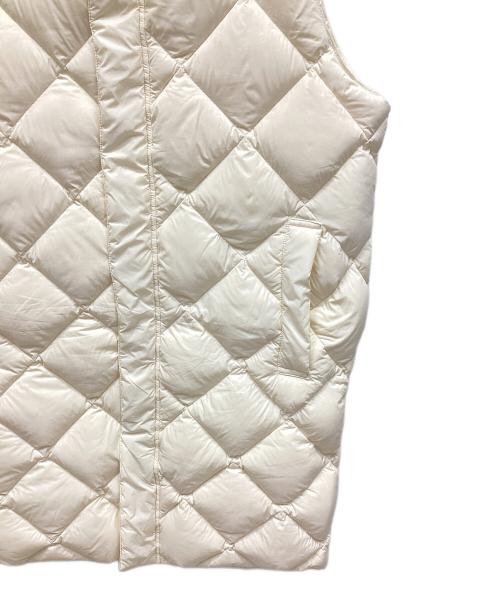 NOLLEY'S（ノーリーズ）NOLLEY'S (ノーリーズ) キルトダウンジレ ホワイト サイズ:表記なしの古着・服飾アイテム