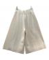 ANAYI (アナイ) ウールシルクミラノリブキュロットパンツ アイボリー サイズ:38：5000円