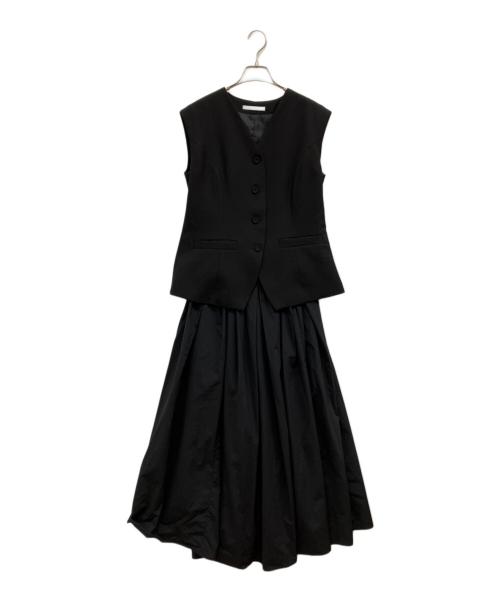 ELENDEEK（エレンディーク）ELENDEEK (エレンディーク) GILET COMBINATION OP ブラック サイズ:size2の古着・服飾アイテム