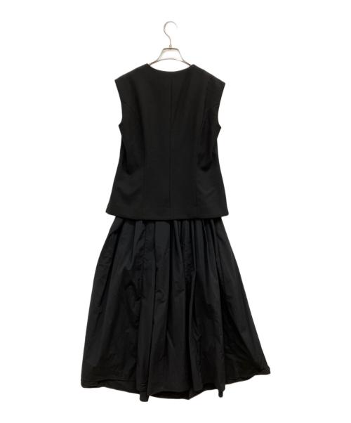 ELENDEEK（エレンディーク）ELENDEEK (エレンディーク) GILET COMBINATION OP ブラック サイズ:size2の古着・服飾アイテム