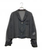ELENDEEKエレンディーク）の古着「DOT SHEER SH」｜ブラック
