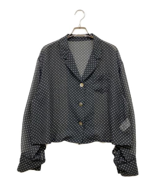ELENDEEK（エレンディーク）ELENDEEK (エレンディーク) DOT SHEER SH ブラック サイズ:Freeの古着・服飾アイテム