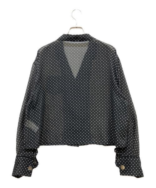 ELENDEEK（エレンディーク）ELENDEEK (エレンディーク) DOT SHEER SH ブラック サイズ:Freeの古着・服飾アイテム